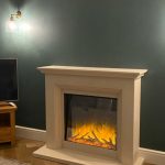 Beautiful Alcudia Fireplace fitted shown with Flamerite Gotham 750 electric fire